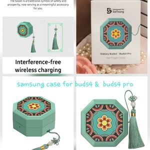 Samsung Galaxy Buds4 Heritage Case with Tassel